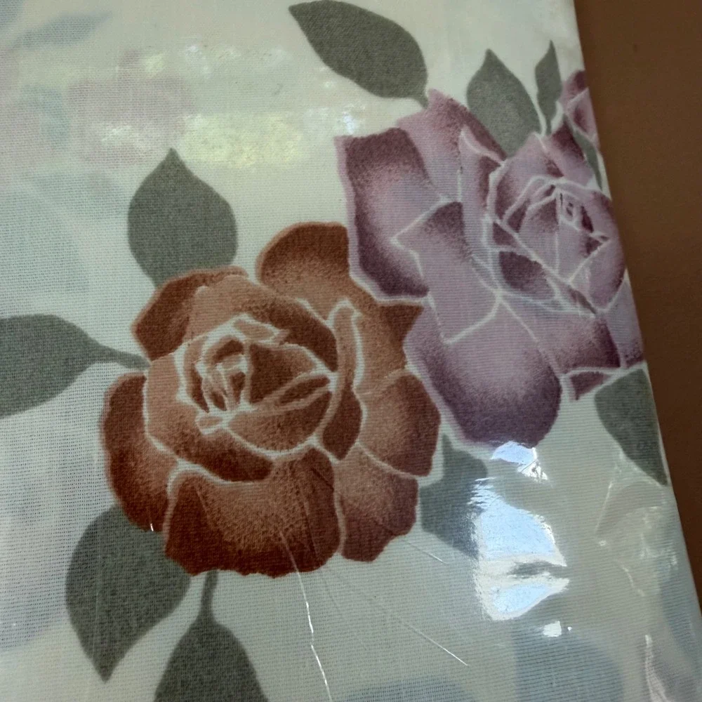 Vintage Burlington Caress Twin Sheet Set Floral USA NOS Cottage Shabby Chic